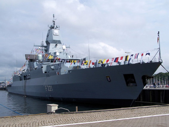 F124 Sachsen Air Defense Frigate